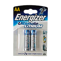 Батарейка Energizer Ultimate FR6 AA BL2 Lithium 1.5V (2/24) 