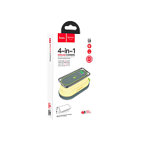 Внешний аккумулятор HOCO S9 5000mAh 1.0A 1USB/Type-C беспр. зар. Qi белый (1/29)