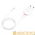 Сетевое З/У Borofone BA49A 1USB 2.1A с кабелем microUSB белый (1/44/176)