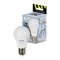 Лампа светодиодная Фаzа A60 E27 12W 5000К 220-240V груша (1/10/100)