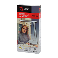 Светильник настольный ЭРА NLED-482 10W 220V IP20 на основании сенс. 3 ур.ярк. белый (1/30)