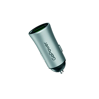 Автомобильное З/У GoPower GPC07U 2USB серый (1/200)