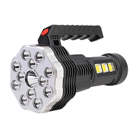 Фонарь ручной Ultraflash LED51537 3W 16LED от аккумулятора microUSB 4 режима черный (1/10/40)