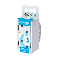 Разветвитель Фотон АМ 16-2Е 2р.С/З 16A белый (1/20/120)