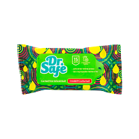 Влажные салфетки Dr.Safe 15шт. для рук лайм
