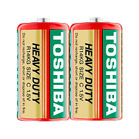 Батарейка Toshiba R14 C Shrink 2 Heavy Duty 1.5V (2/24/480)