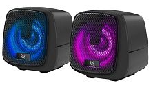 Колонки 2.0 Defender J2 6W с подсветкой Jack 3.5mm черный (1/30)