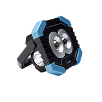 Фонарь прожектор Космос 702B 4W LED+COB от батареек IP53 2 режима черный (1/48/96)