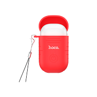 Беспроводная гарнитура HOCO E39 на правое ухо с красным чехлом (1/22/220)