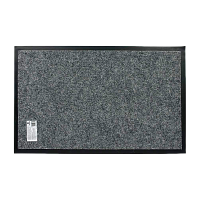 Коврик придверный VORTEX "TRIP" 50х80см ребристый серый (1/10)