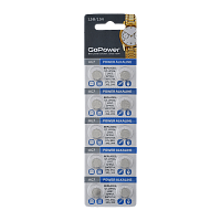 Батарейка GoPower G7/LR926/LR57/395A/195 BL10 Alkaline 1.55V (10/1000/3600)