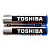 Батарейка Toshiba LR6 AA Shrink 2 Alkaline 1.5V (2/40/400)