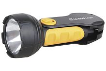 Фонарь туристический Ultraflash LED3828 0.5W 1LED от аккумулятора прямая подзарядка черный желтый (1