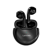 Наушники вставные Lenovo HT38 bluetooth 5.0 с микр. черный 