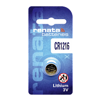 Батарейка Renata CR1216 BL1 Lithium 3V (10/300/2400)