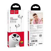 Наушники внутриканальные HOCO M70 с микр. белый (1/21/210)