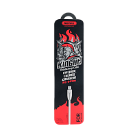 Кабель Remax RC-043m Knight USB (m)-microUSB (m) 1м 2.1A серебряный