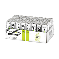 Батарейка Трофи Eco LR6 AA Б/УП Alkaline 1.5V (40/720/17280) 