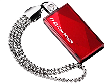 Флеш-накопитель Silicon Power Touch 810 32GB USB2.0 пластик красный 