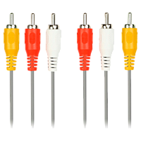 Кабель Smartbuy KA-231 3xRCA (m)-3xRCA (m) 1.8м силикон черный (1/25)