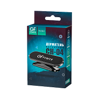 Держатель автомобильный GFPower CH-04 клеевая основа поворотный магнит черный (1/300)