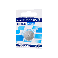 Батарейка ROBITON PROFI R-CR2330-BL1, CR2330 BL1 (1/40/1800)