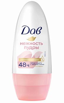 Дезодорант женский Dove Нежность пудры роликовый 50мл
