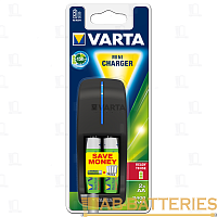 З/У для аккумуляторов Varta Mini Charger (57646) AA/AAA 2 слота +2AA 2400mAh