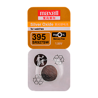 Батарейка Maxell 395/399 BL1 Silver Oxide 1.55V 0%Hg (1/10/100)