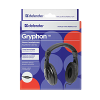 Наушники полноразмерные Defender 751 Gryphon черный (1/20)
