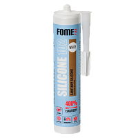 Герметик FOME FLEX Sanitary Silicon 102 310мл силиконовый белый (1/12) 
