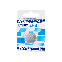 Батарейка ROBITON PROFI R-CR2330-BL1, CR2330 BL1 (1/40/1800)