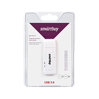 Картридер Smartbuy 705 USB3.0 SD/microSD белый (1/20)