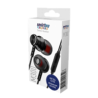 Наушники внутриканальные Smartbuy M300 с микр. черный в коробке (1/60)