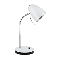 Светильник настольный Camelion KD-308 40W 230V E27 на основании 1.7м белый (1/12)