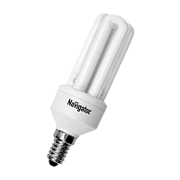 Лампа люминесцентная Navigator 3U E14 11W 4000К 220-240V U-образная (1/12/60)