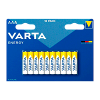 Батарейка Varta ENERGY LR03 AAA BL10 Alkaline 1.5V (4103) (10/200) 