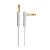 Кабель AUX Borofone BL4 Jack 3.5mm (m)-Jack 3.5mm (m) 2.0м ПВХ серебряный (1/63/252)