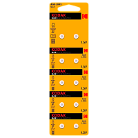 Батарейка Kodak G9/LR936/LR45/394A/194 BL10 Alkaline 1.5V (10/100/1000)