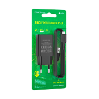 Сетевое З/У Borofone BA68A 1USB 2.1A черный (1/79/316)