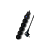 Удлинитель Космос 5р.С/З 10A 5.0м с выкл. ПВС 3х0.75мм IP20 черный (1/25)
