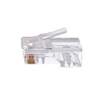 Коннектор GoPower RJ-45 (m) кат.5е (цена за упаковку) 10шт. Premium Zip-Lock c подвесом (1/100)