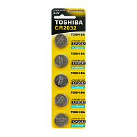 Батарейка Toshiba CR2032 BL5 Lithium 3V (5/100/12000)