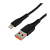 *Кабель GoPower GP06L USB (m)-Lightning (m) 1.0м 2.4A ПВХ черный (1/200/800) 