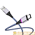 Кабель Borofone BU25 USB (m)-Type-C (m) 1.2м 2.4A ткань синий (1/42/168)