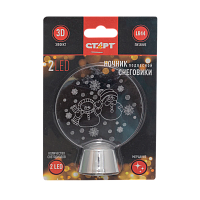 Ночник Старт "Снеговик" белый