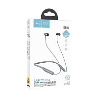 Наушники внутриканальные HOCO ES64 bluetooth 5.3 с микр. спорт. серый (1/150)