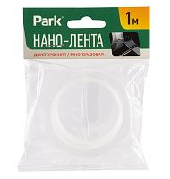 Нано-лента Park акрил 1м*20мм двусторонняя прозрачный