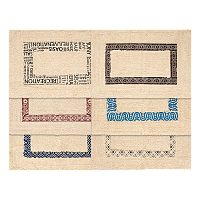 Коврик для ванной VORTEX "Орнамент" 40х60см ассорти (1/30)