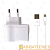 Сетевое З/У Smartbuy 1USB 1.0A с кабелем Lightning белый (1/36)